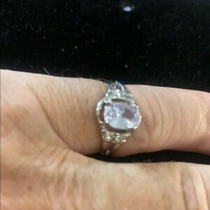 Elegant Silver Ring with Cubic Zirconia Bogo